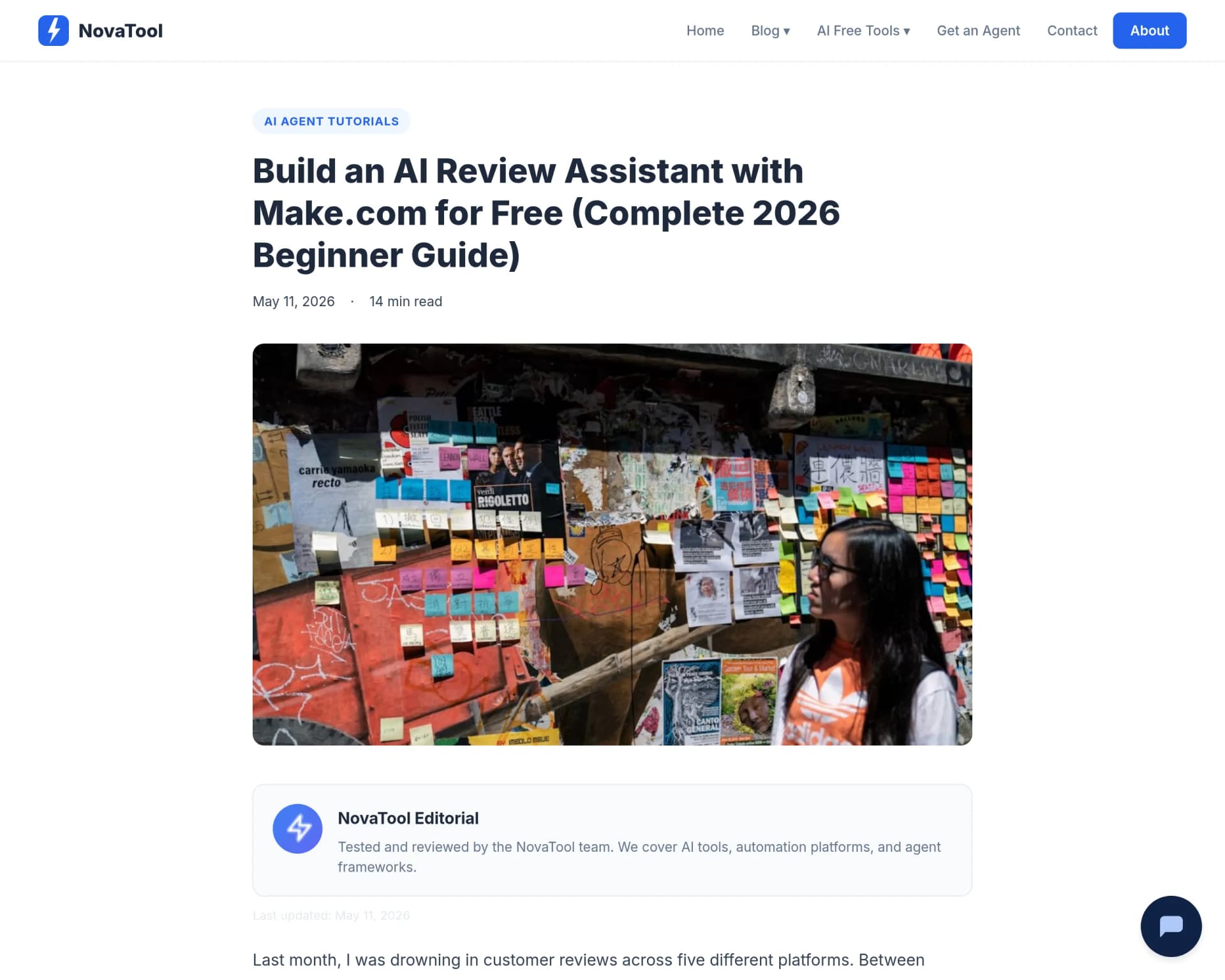 Build an AI Review Assistant with Make.com - Step 1