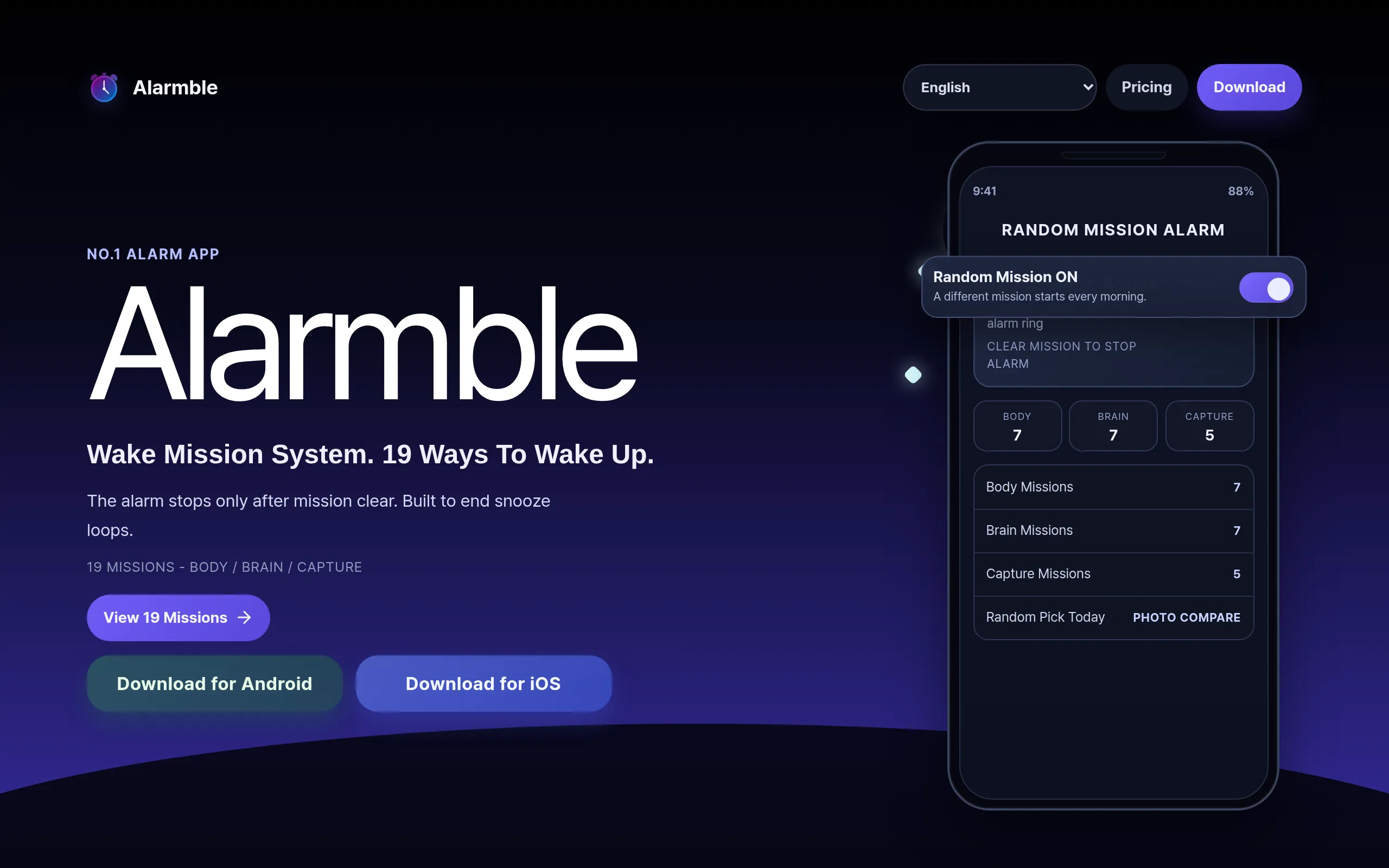 Alarmble preview