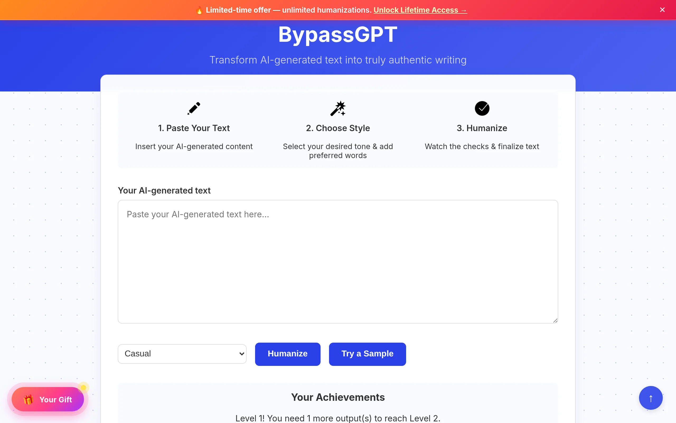 BypassGPT preview