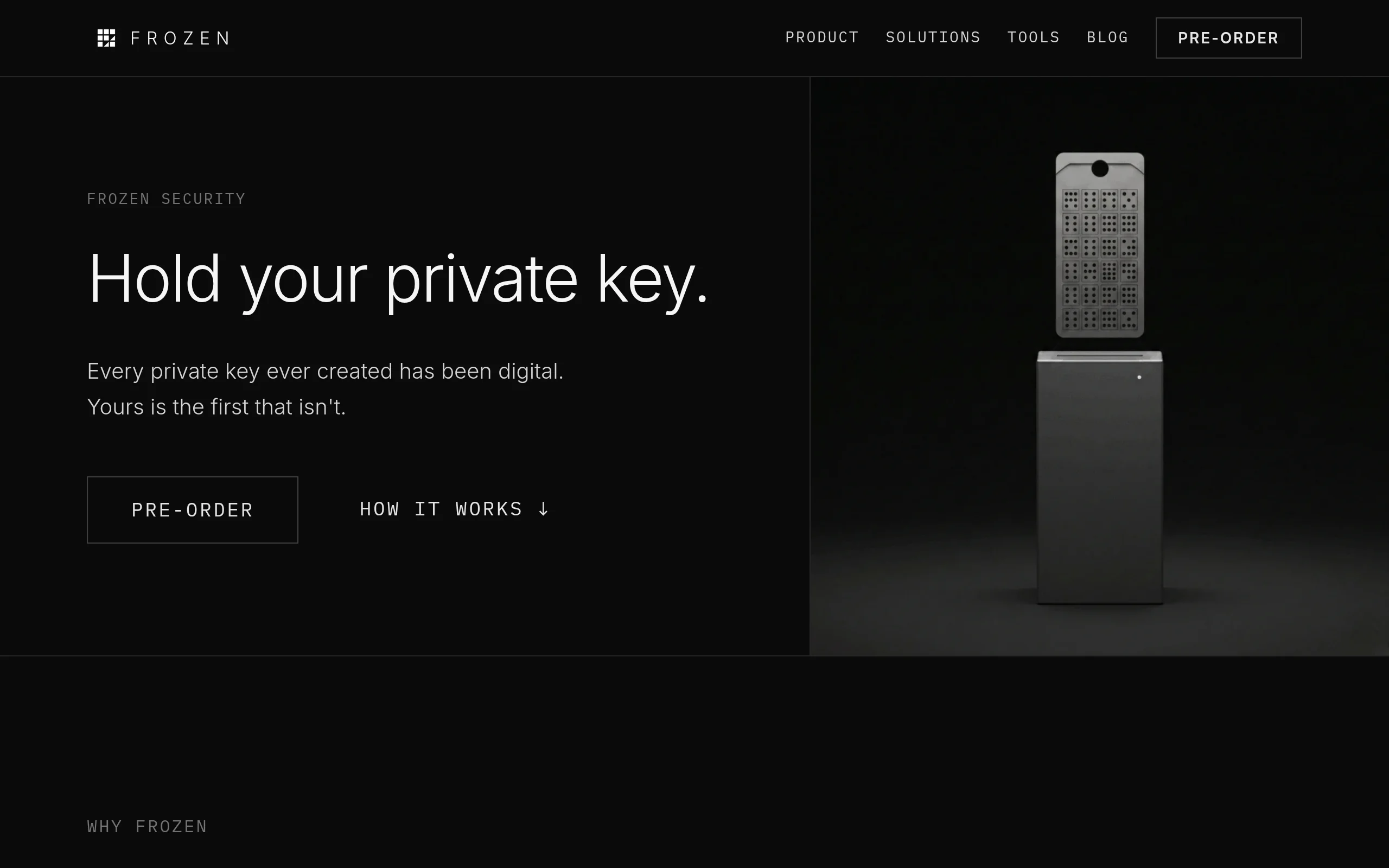 Frozen Security preview