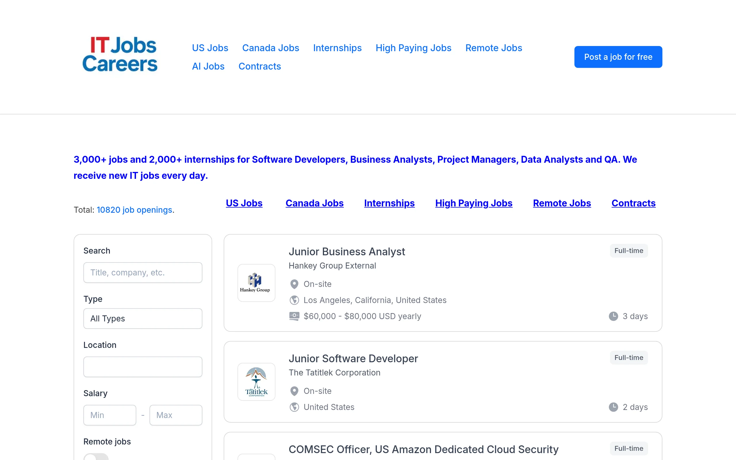 IT Jobs Careers preview