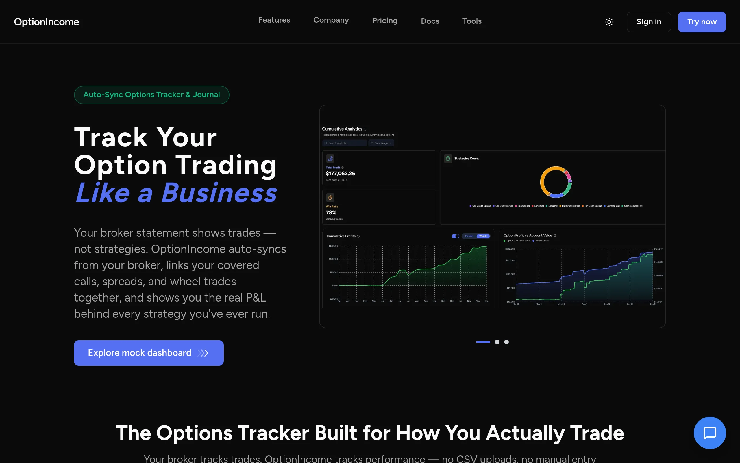 OptionIncome preview