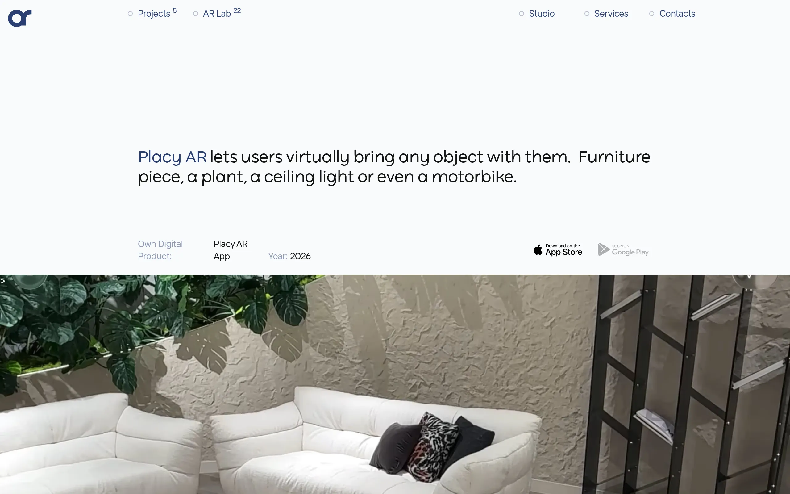 Placy AR App preview