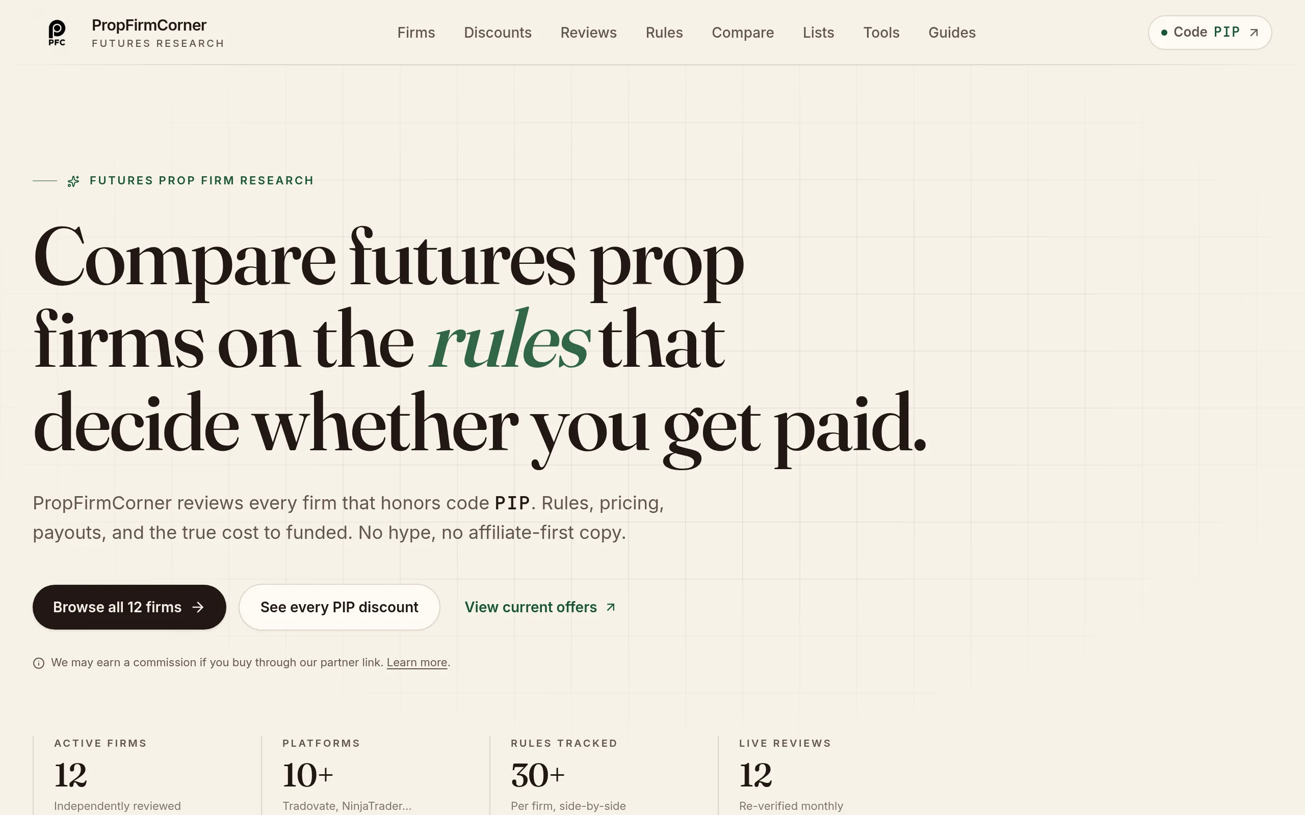 PropFirmCorner preview