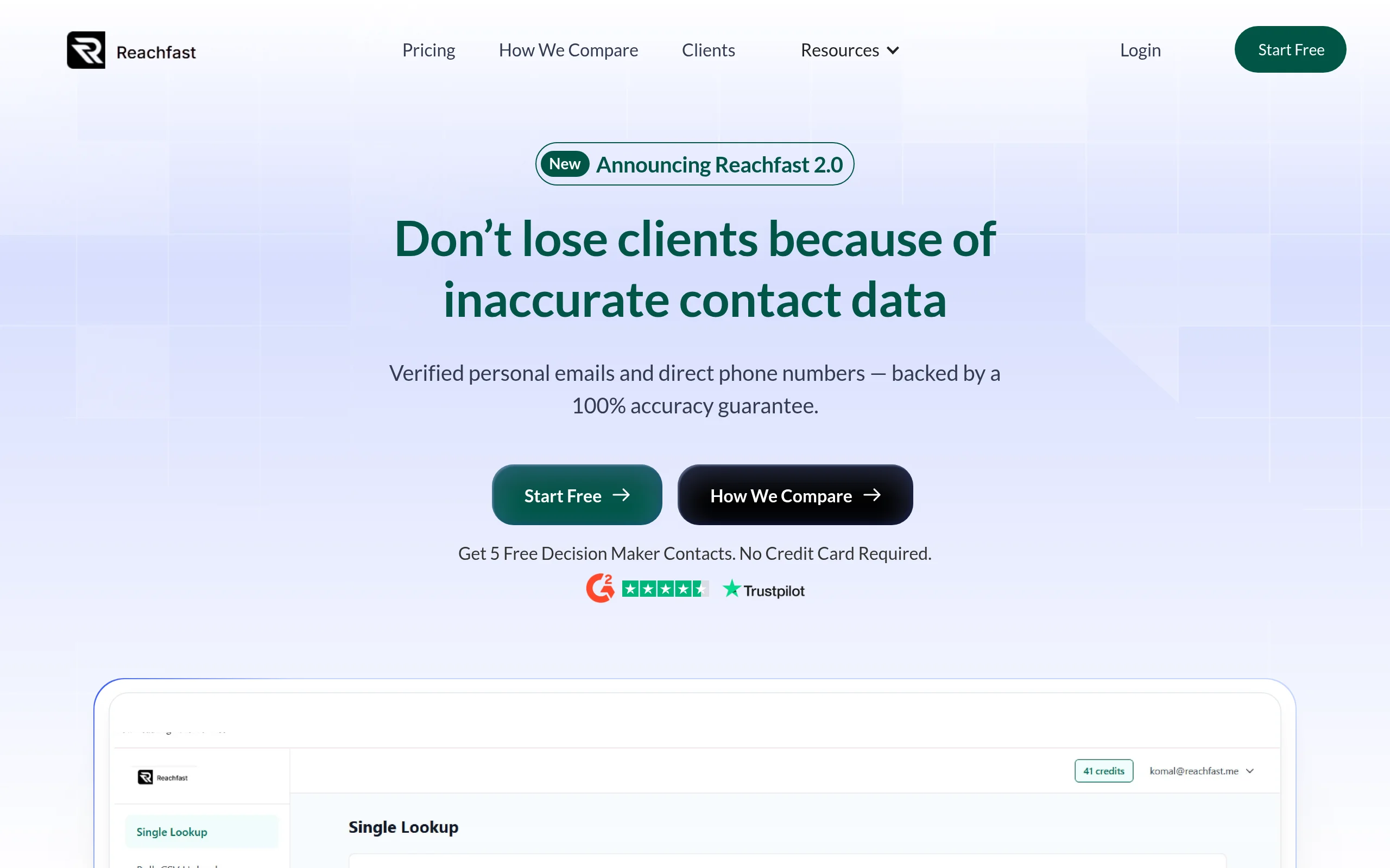 Reachfast.ai preview
