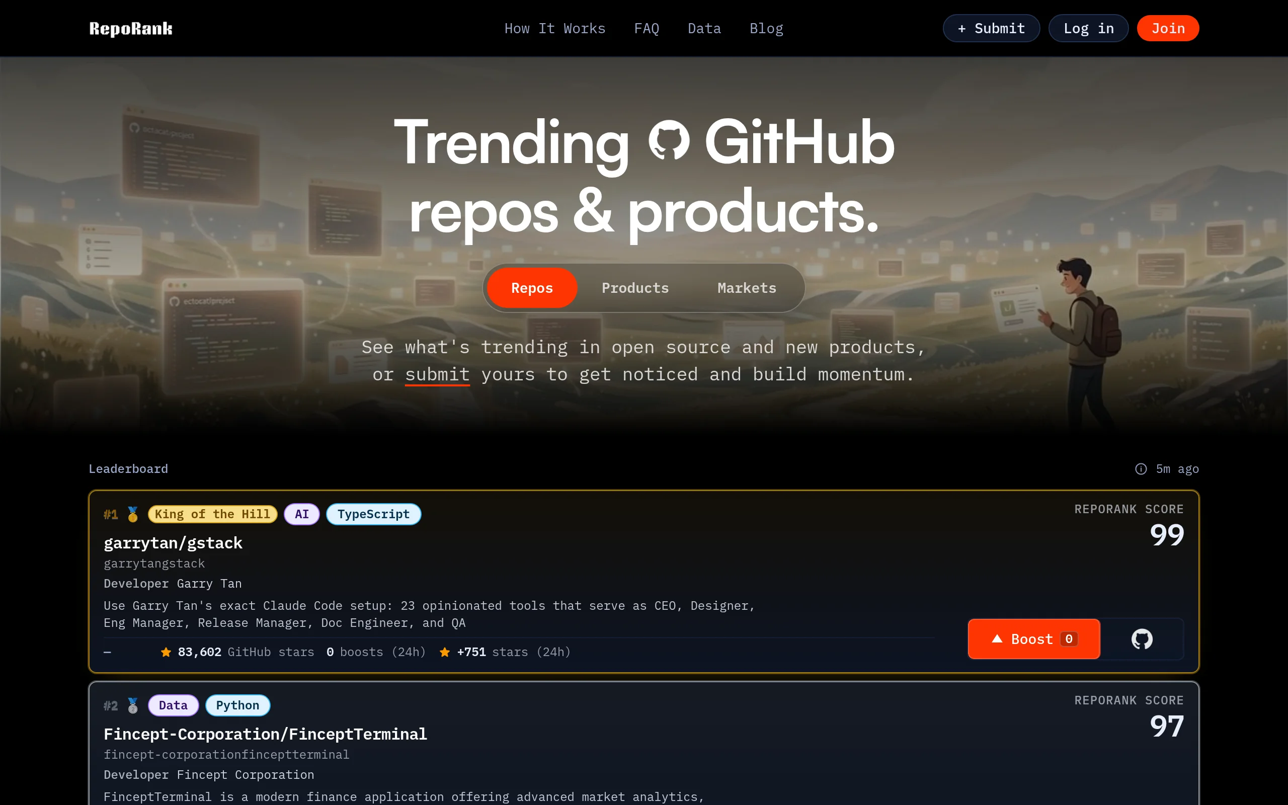 RepoRank preview