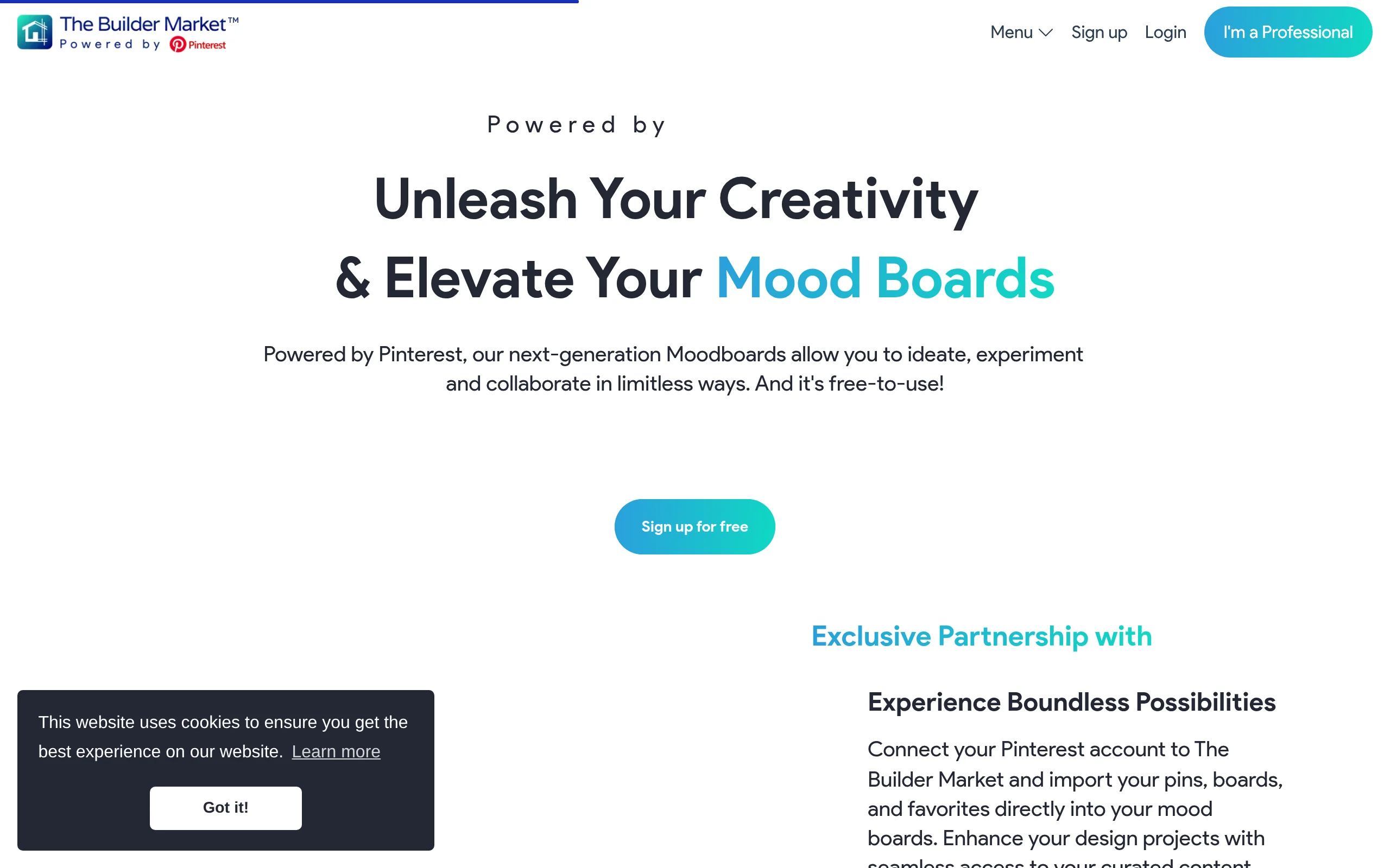The Builder Market Moodboard preview