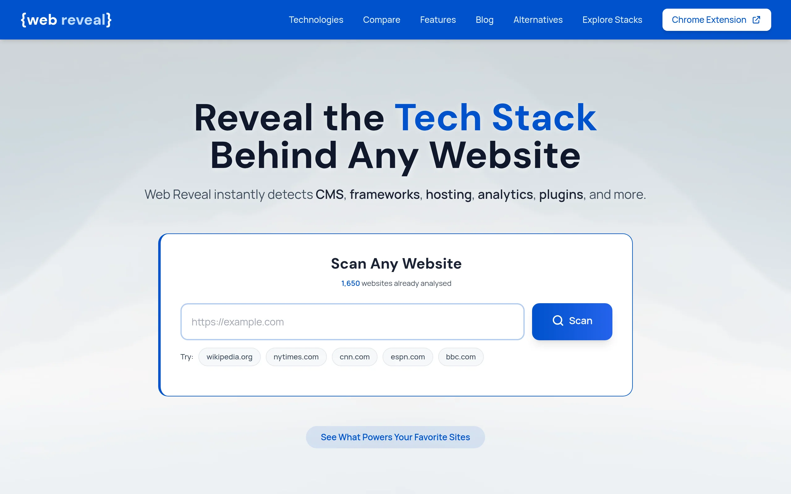Web Reveal preview